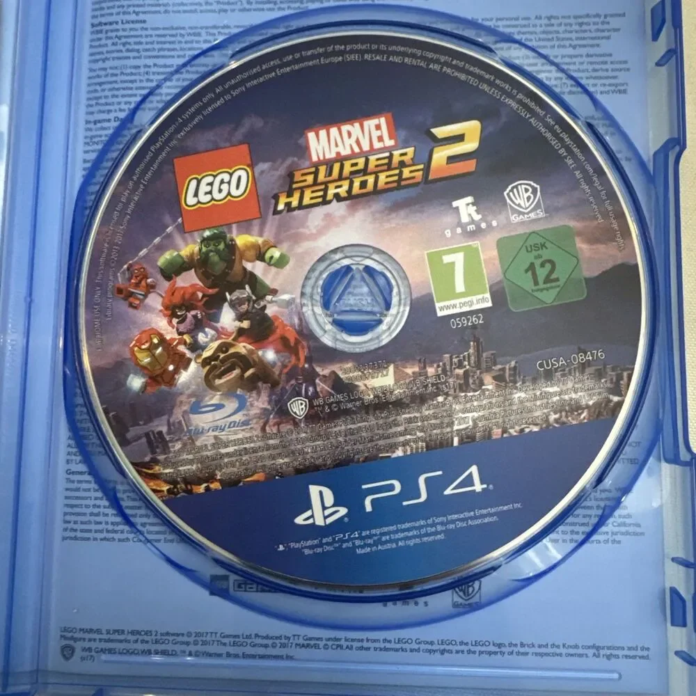 LEGO Marvel Super Heroes 2 PS4 PlayStation 4 | Tested CIB Complete PAL